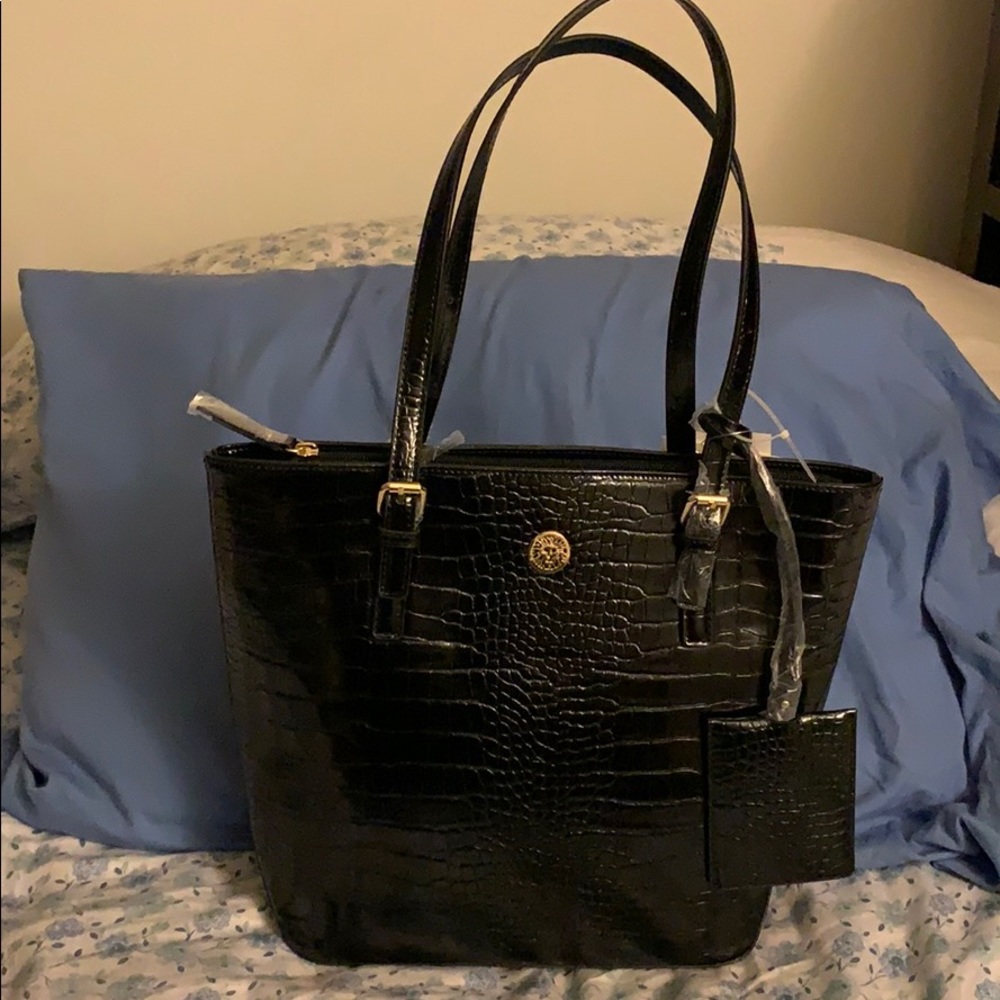 Anne Klein Top Zip Satchel